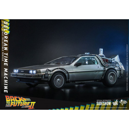 Back to the Future II Movie Masterpiece Vehicle 1/6 DeLorean Time Machine 72 cm